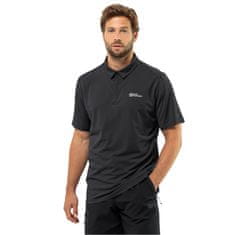 Jack Wolfskin Tričko čierna XL Delfami Polo Shirt