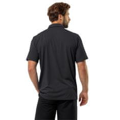 Jack Wolfskin Tričko čierna XL Delfami Polo Shirt