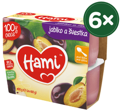 Hami Jablko, slivka - 6 x (4x100g)