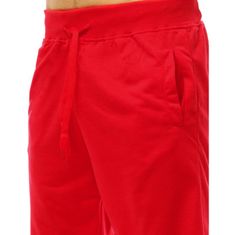 Dstreet Pánske šortky KRIA červené sx2389 M