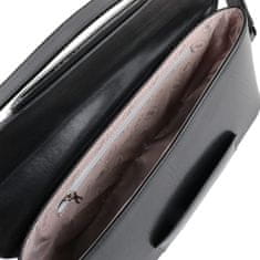 Dámska kožená listová kabelka 1168013 černá