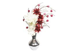 LAALU Strieborná keramická váza 30 cm