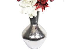 LAALU Strieborná keramická váza 30 cm