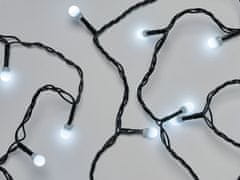 LAALU Vianočná svetelná reťaz COLD WHITE 48 m - okrúhla