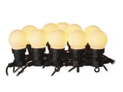 LAALU LED svetelná reťaz - WARM WHITE 5 m - párty žiarovky mliečne