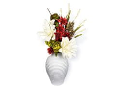 LAALU Biela keramická váza 47 cm