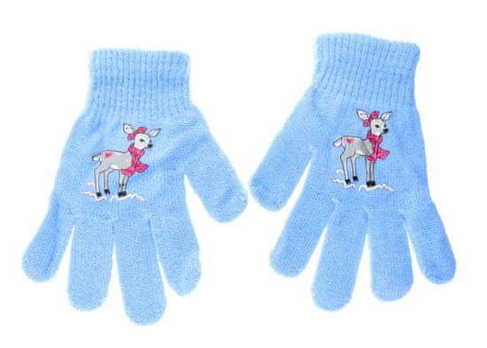 ewena Detské teplé prstové rukavice s motívom