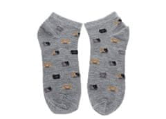 Pesail Členkové bambusové ponožky šedé, Veľkosť: 38-42
