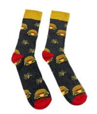 VIRGINA Vysoké ponožky hamburger veľkosť 43 - 46
