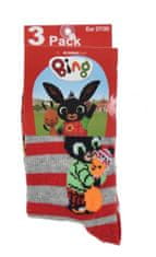 Minions Sada 3 páry ponožiek Bing veľkosť 19 - 22