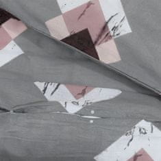 Vidaxl Súprava obliečok sivá 220x240 cm bavlna