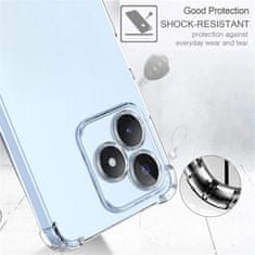 Techsuit Anti Shock silikonové púzdro pre Realme C51/Note 50 - Transparentná KP31025