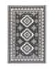 Kusový koberec Gemini 106019 Black z kolekcie Elle – na von aj na doma 80x150