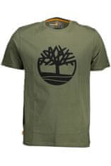 Timberland  Perfektné Pánske Tričko Krátky Rukáv Zelená Farba: Zelená, Veľkosť: S