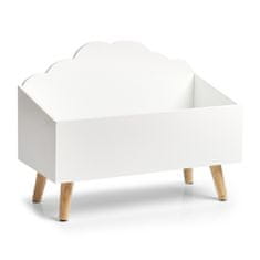 Zeller Detský úložný box na hračky biely 58x28x45cm
