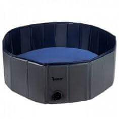 Purlov  20929 Skladací bazénik pre psov 100x30 cm, modro-sivý