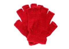 ewena Detské bezprstové rukavice třpitivé - rôzne farby, Farba: Ružová ostrá