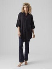 Vero Moda Dámska košeľa VMNATALI Regular Fit 10279688 Black (Veľkosť L)
