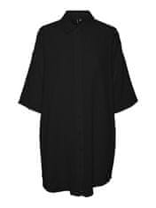 Vero Moda Dámska košeľa VMNATALI Regular Fit 10279688 Black (Veľkosť L)