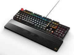 Glorious PC Gaming Wooden Keyboard Wrist Rest - Opierka zápästia pre klávesnicu, Rest Onyx Compact (30x10cm)