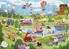 Dodo Toys Puzzle Doprava na vidieku 60 dielikov