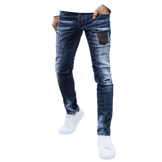 Dstreet Pánske džínsové nohavice TRIJA modré ux4296 s29