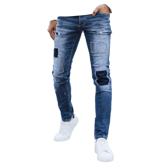 Dstreet Pánske džínsové nohavice RIVA modré ux4297 s29