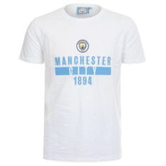 FAN SHOP SLOVAKIA Tričko Manchester City FC, biele, bavlna | M