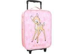 Vadobag Ružový detský kufor Disney Bambi
