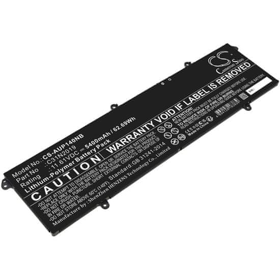 CameronSino Batéria pre Asus VivoBook Pro 14, 14X, 15 OLED, 5400 mAh, Li-Pol