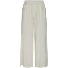 Pieces Dámske nohavice PCAGNES Regular Fit 17148062 Raw Cotton (Veľkosť L)