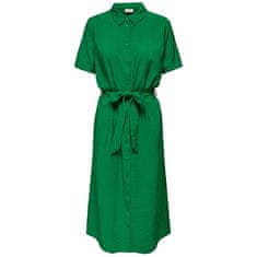 Jacqueline de Yong Dámske šaty JDYSOUL Regular Fit 15317408 Green Bee (Veľkosť XS)