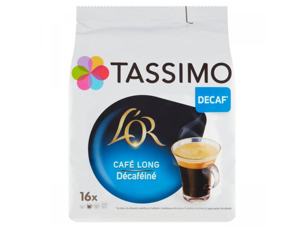 Tassimo L\'OR Lungo Decaf Bezkofeínová káva 16 kusov