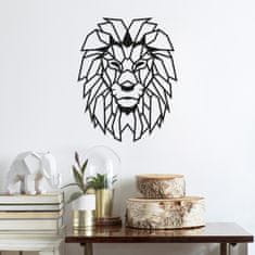 Dalenor Nástenná dekorácia Lion, 50 cm, čierna