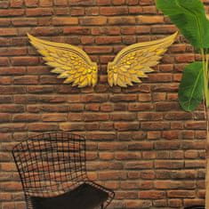 Dalenor Nástenná dekorácia Angel Wings, 70 cm, zlatá