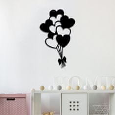 Dalenor Nástenná dekorácia Balloons, 35 cm, čierna