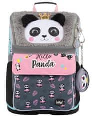 BAAGL 4 SET Panda: aktovka, peněženka, penál, sáček