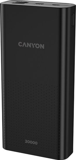 Canyon powerbanka PB-2001, 20000mAh Li-pol, čierna