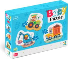 Dodo Toys Baby puzzle Doprava 3v1 (2,3,4 dielikov)