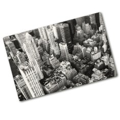 Wallmuralia.sk Kuchynská doska zo skla New York z vtačieho pohľadu 2x40x52 cm