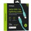 Innostyle Jazzy Usb-C Lightning Mfi Rýchlonabíjací Kábel Pre Iphone Kevlar 1M Zelený
