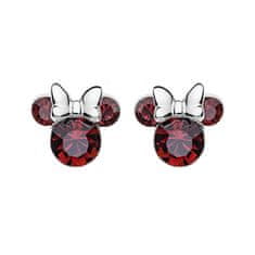 Disney Trblietavé strieborné náušnice kôstky Minnie Mouse ES00028SJANL.CS