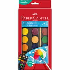 Faber-Castell Vodové farby 21 farebné, 30mm