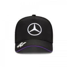 Šiltovka Lewis Hamilton, Mercedes AMG Petronas 2024 čierna, štýl trucker, Formula 1, F1