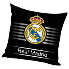 FAN SHOP SLOVAKIA Vankúšik Real Madrid FC, čierny, 40x40 cm