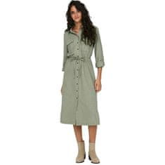 ONLY Dámske šaty ONLCARO Relaxed Fit 15278720 Oil Green (Veľkosť S)