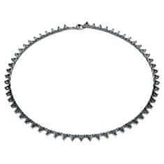 Swarovski Luxusný náhrdelník s čiernymi kryštálmi Matrix Tennis 5672276