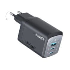 Anker Sieťová nabíjačka 100W, Prime GaN (3 zásuvky), USB-C x2 / USB-A