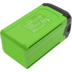 CameronSino Batéria pre AKU náradie Greenworks (ekv. Greenworks GWG40B2), 40 V, 3 Ah, Li-Ion, LED indikácia