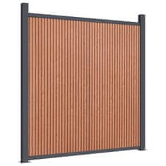 Vidaxl Plotový panel hnedý 1045x186 cm WPC
